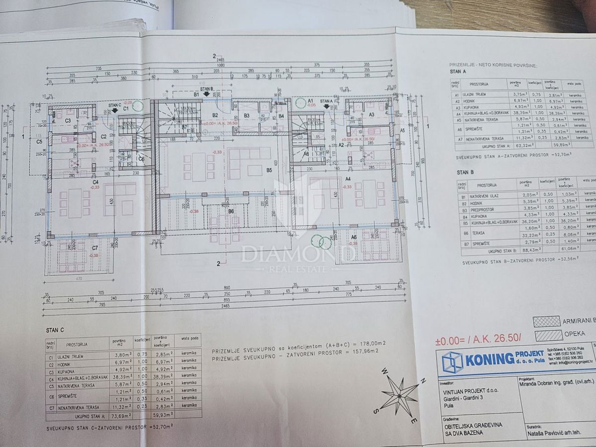 Appartamento duplex in posizione tranquilla vicino a Pola