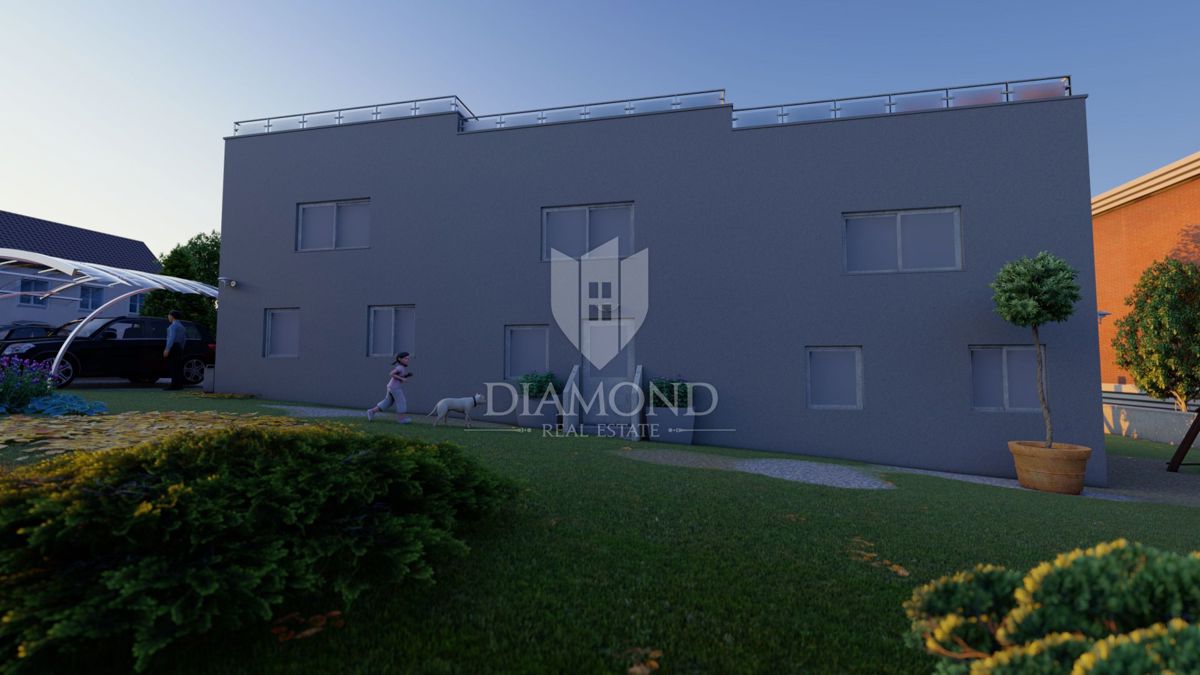 Dintorni di Umago, casa a schiera in un nuovo edificio