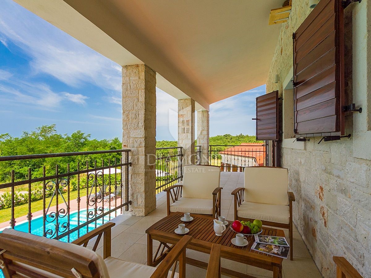 Tinjan, Istria centrale, Villa con piscina in una splendida posizione