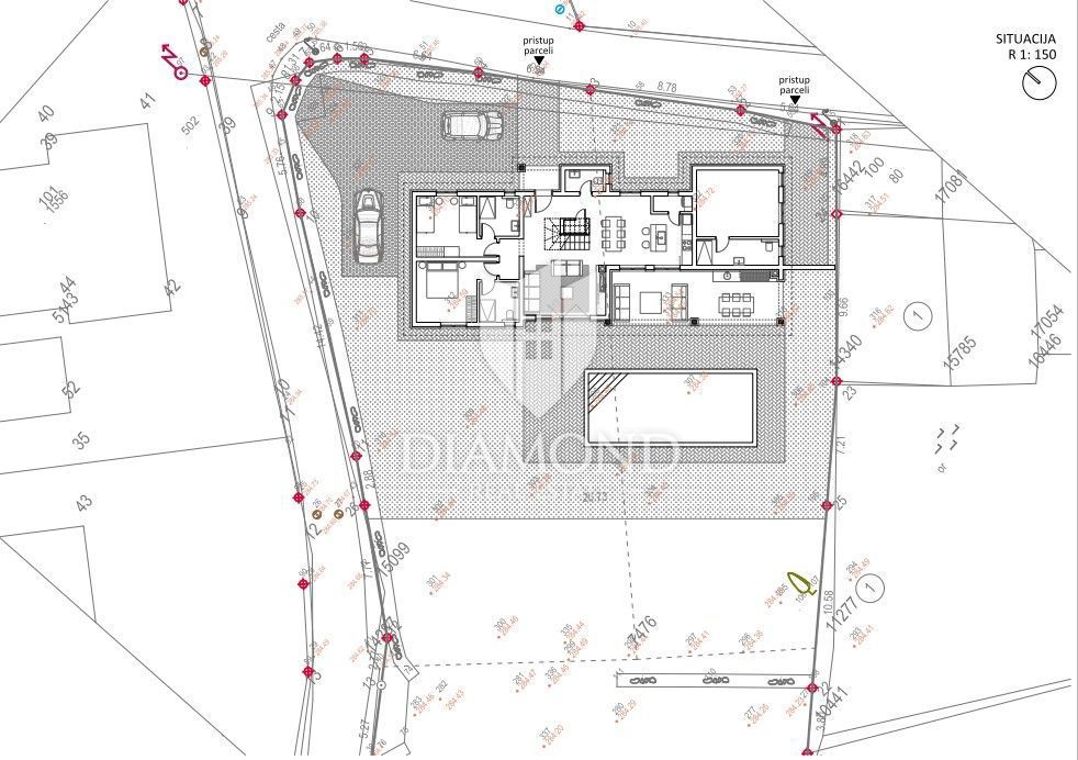 Rovigno, dintorni, ottima casa con piscina