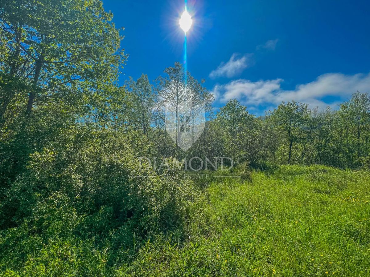 Oprtalj dintorni, terreno edificabile con potenziale