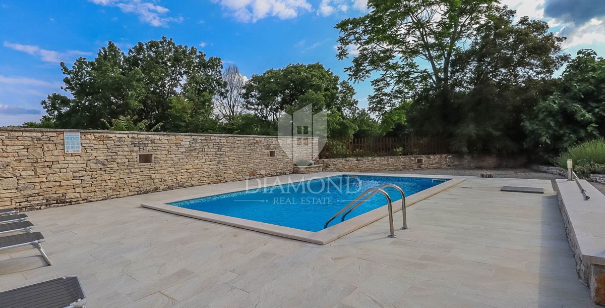 Žminj, casa in pietra con piscina e ampio giardino