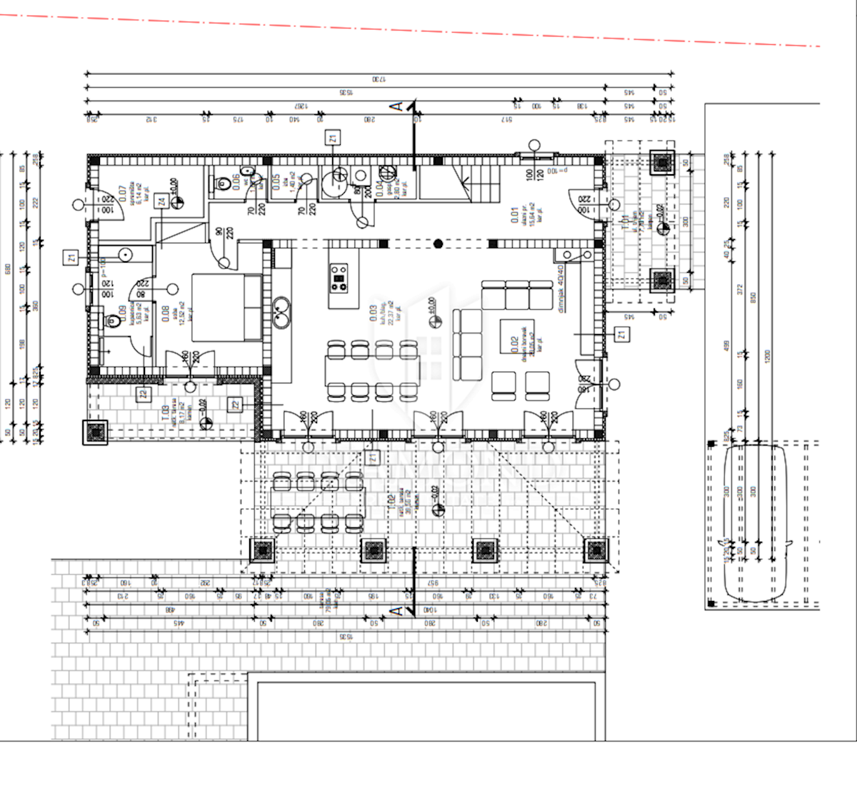 Zona Parenzo, terreno con progetto, permesso di costruire e vista mare!