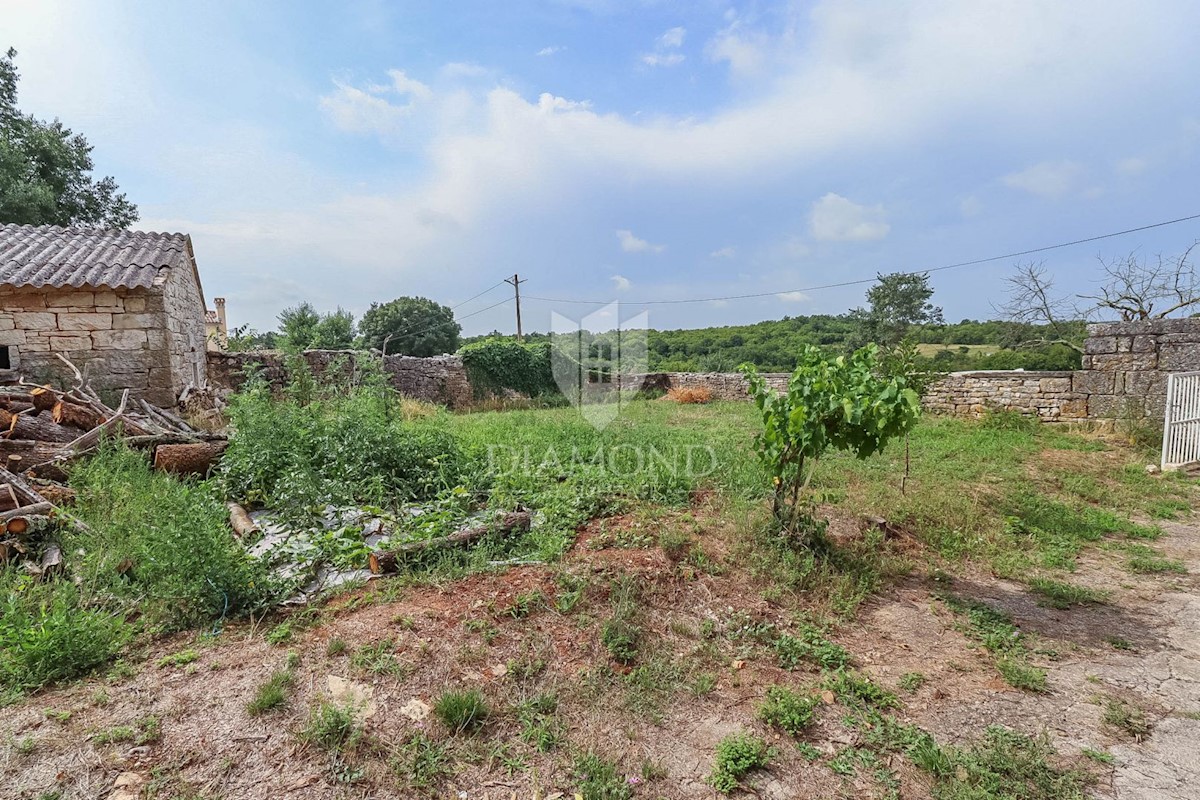 Una meravigliosa casa in pietra in una piccola cittadina vicino a Rovigno