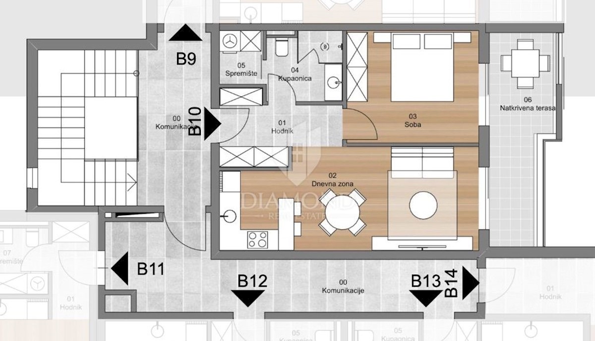 Appartamento Labin, 50,87m2