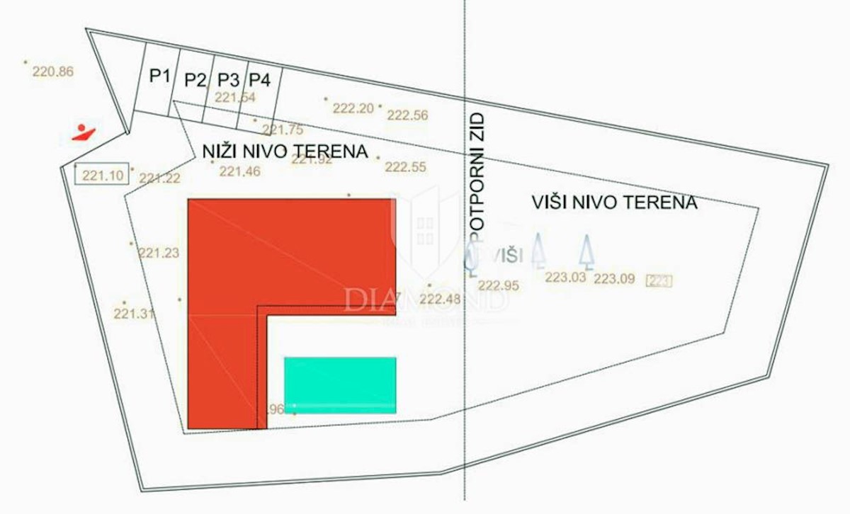 Terreno con un progetto a 5 minuti dal mare! 