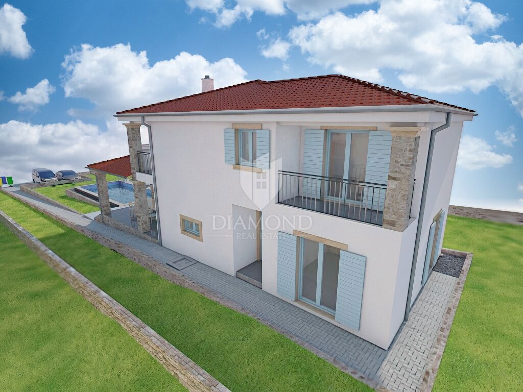 Poreč, dintorni, terreno ai margini con permesso di costruzione