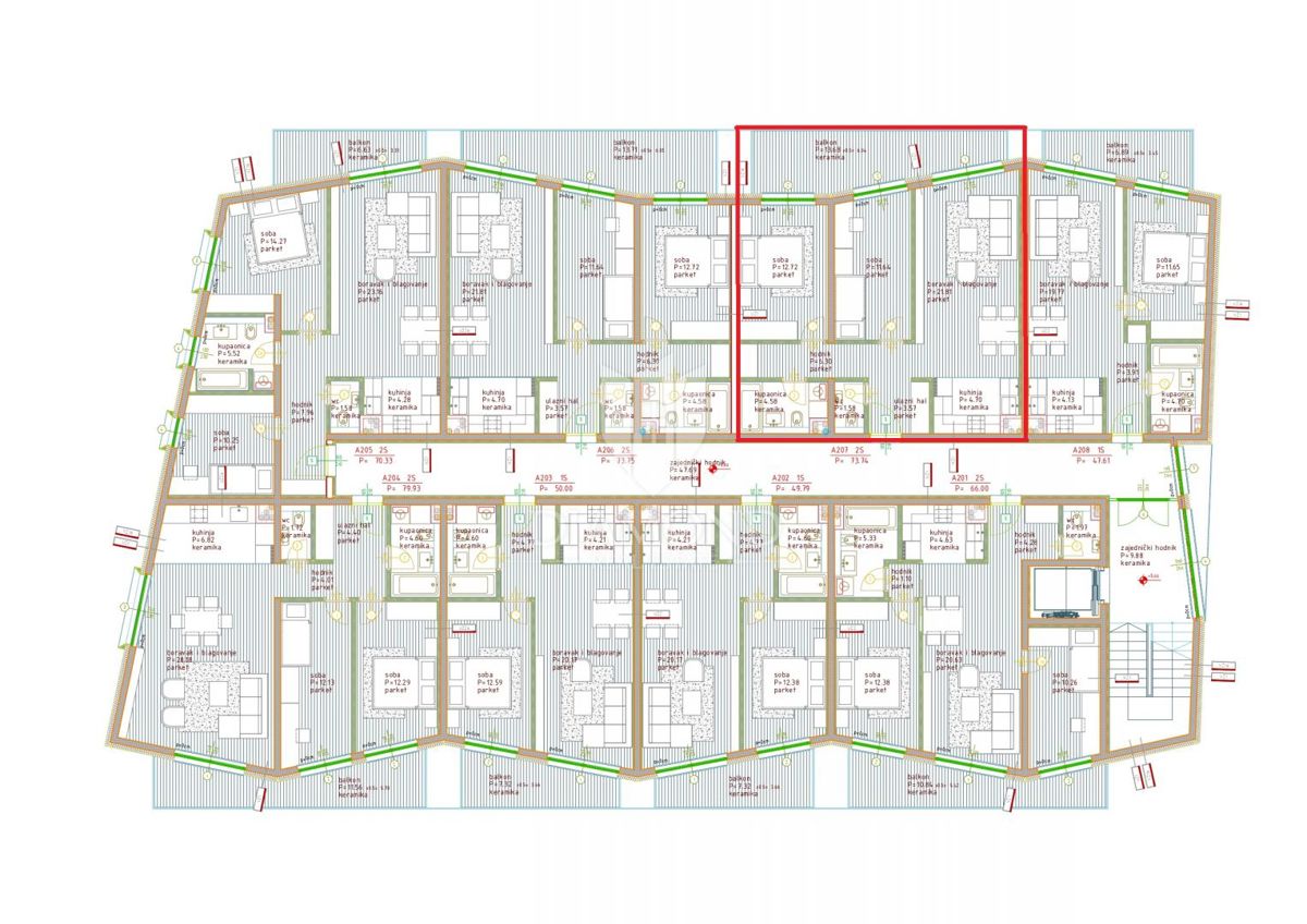 Parenzo, appartamento trilocale al secondo piano vicino al centro citta!