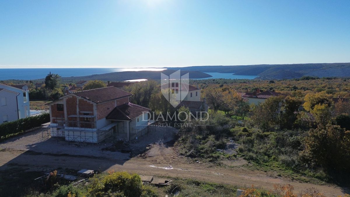 Labin, Rabac, nuova costruzione con vista mare