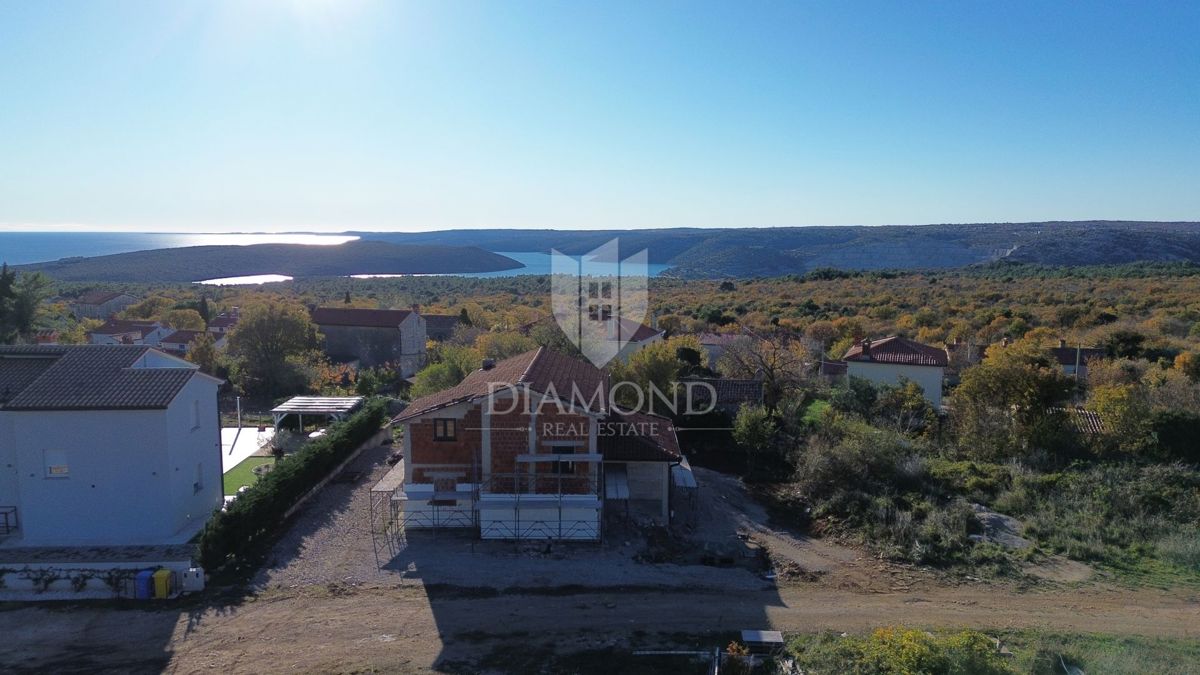 Labin, Rabac, nuova costruzione con vista mare