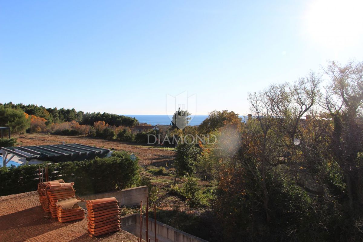 Labin, Rabac, nuova costruzione con vista mare