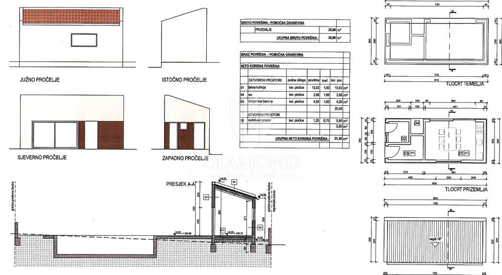 Una bella casa con piscina, vicino a Dignano