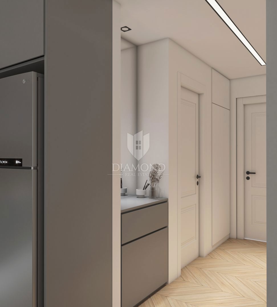 Appartamento di nuova costruzione con giardino vicino al mare, nei dintorni di Medulin