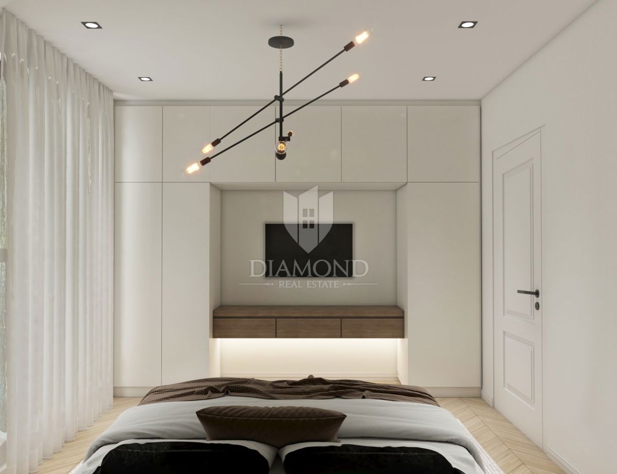 Appartamento completamente nuovo con giardino vicino al mare – zona di Medulin