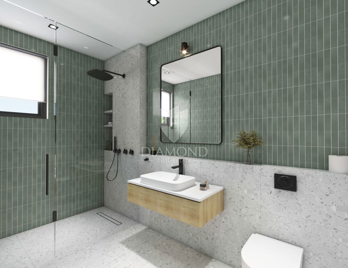 Appartamento completamente nuovo con giardino vicino al mare – zona di Medulin