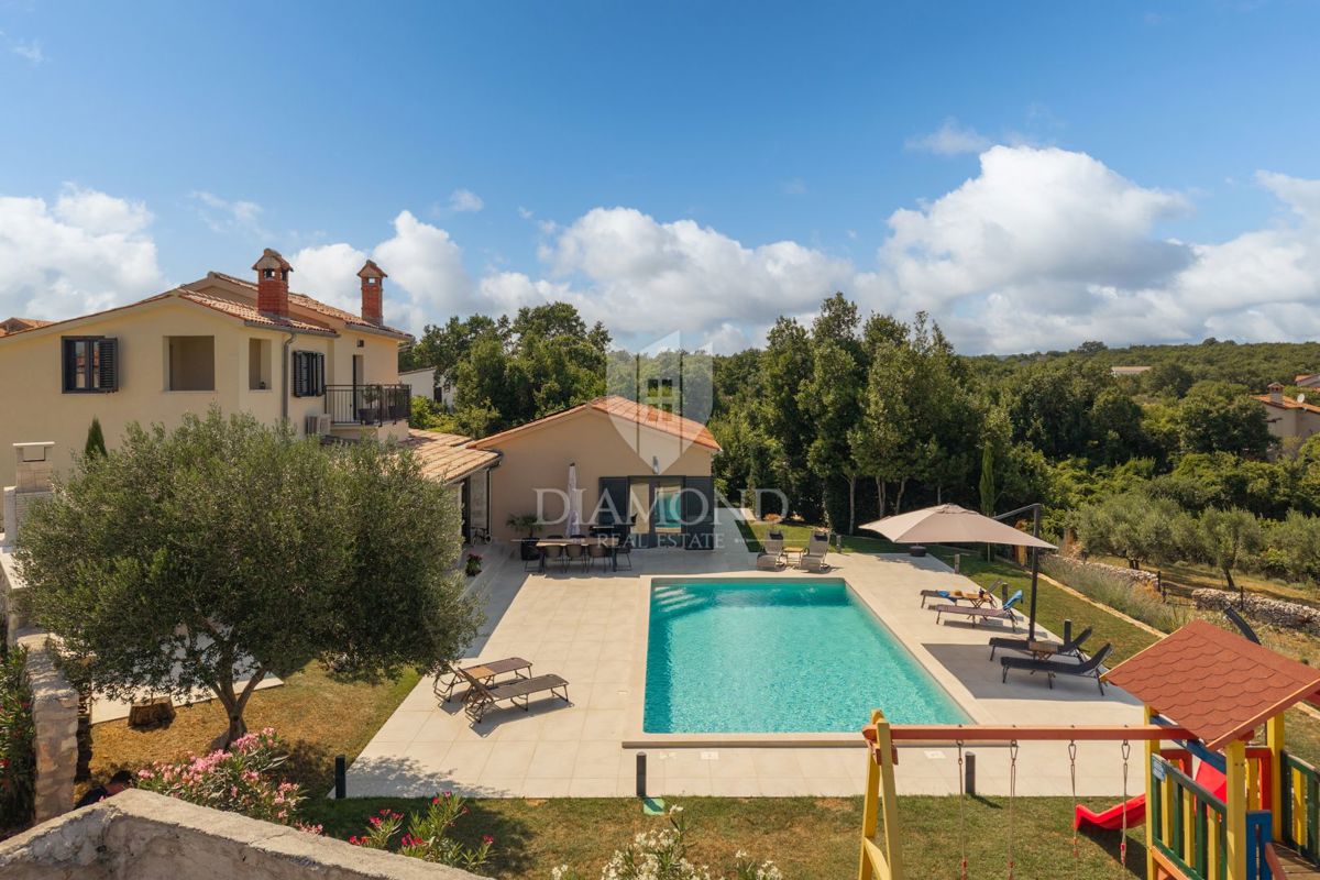 Labin, villa di lusso con vista panoramica