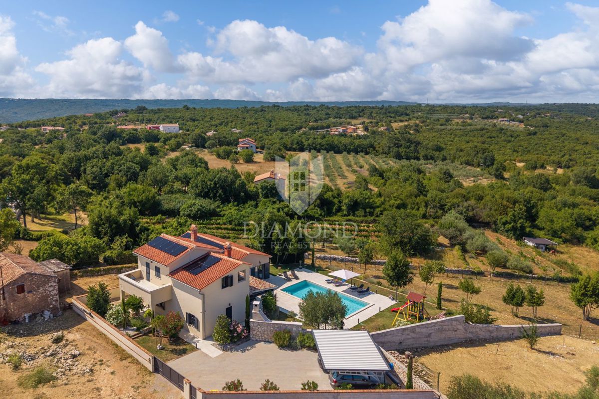 Labin, villa di lusso con vista panoramica