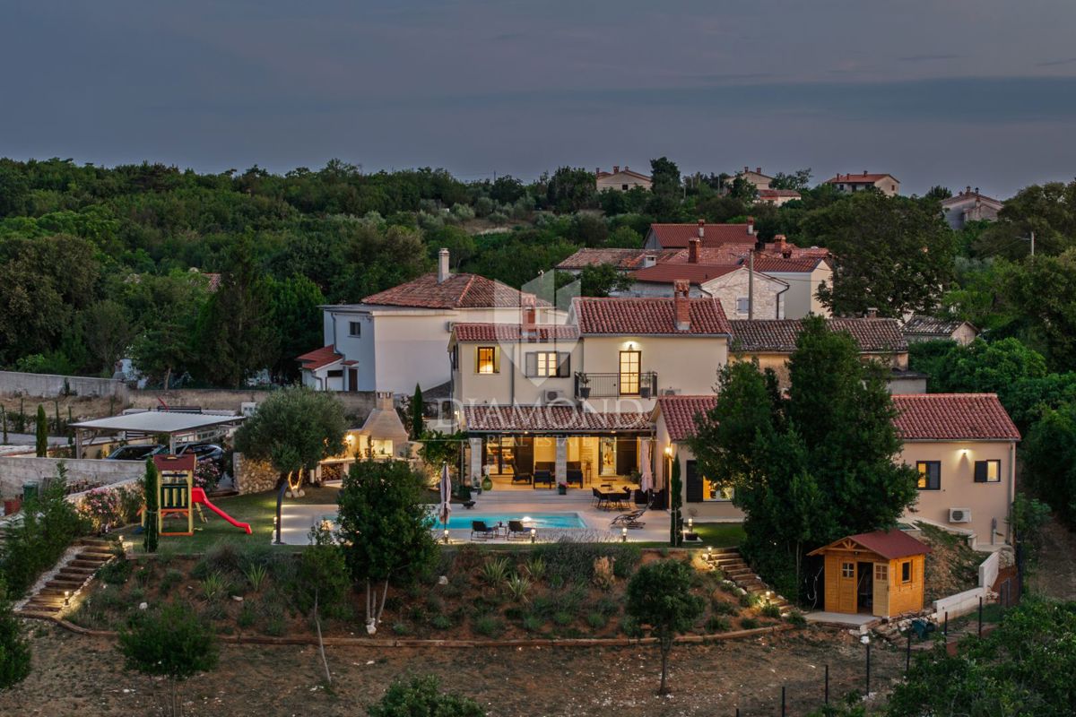 Labin, villa di lusso con vista panoramica