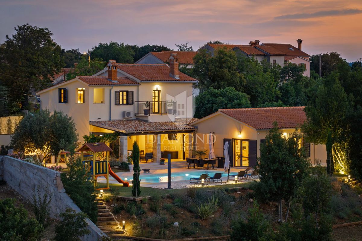 Labin, villa di lusso con vista panoramica