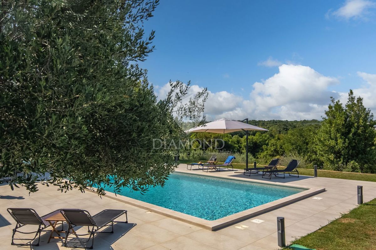 Labin, villa di lusso con vista panoramica