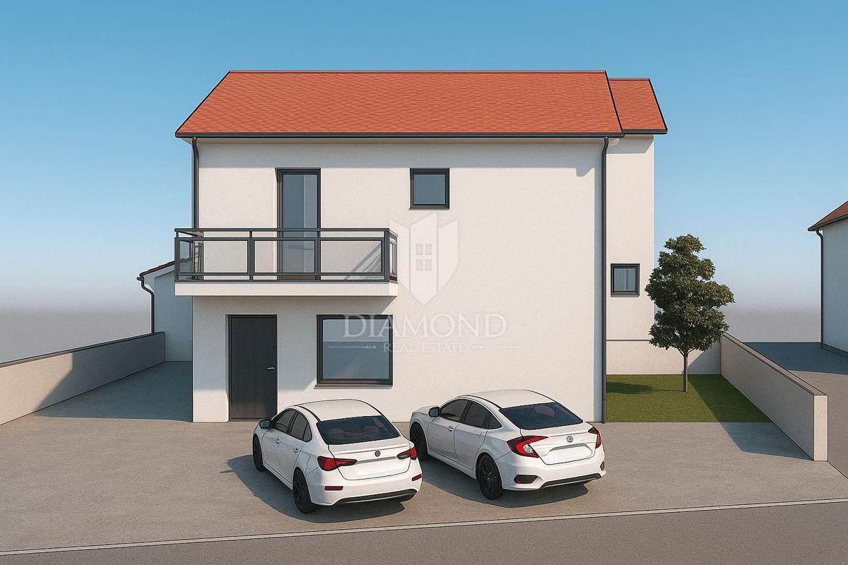 Buie, Castelnuovo, nuova casa bifamiliare con 3 camere da letto