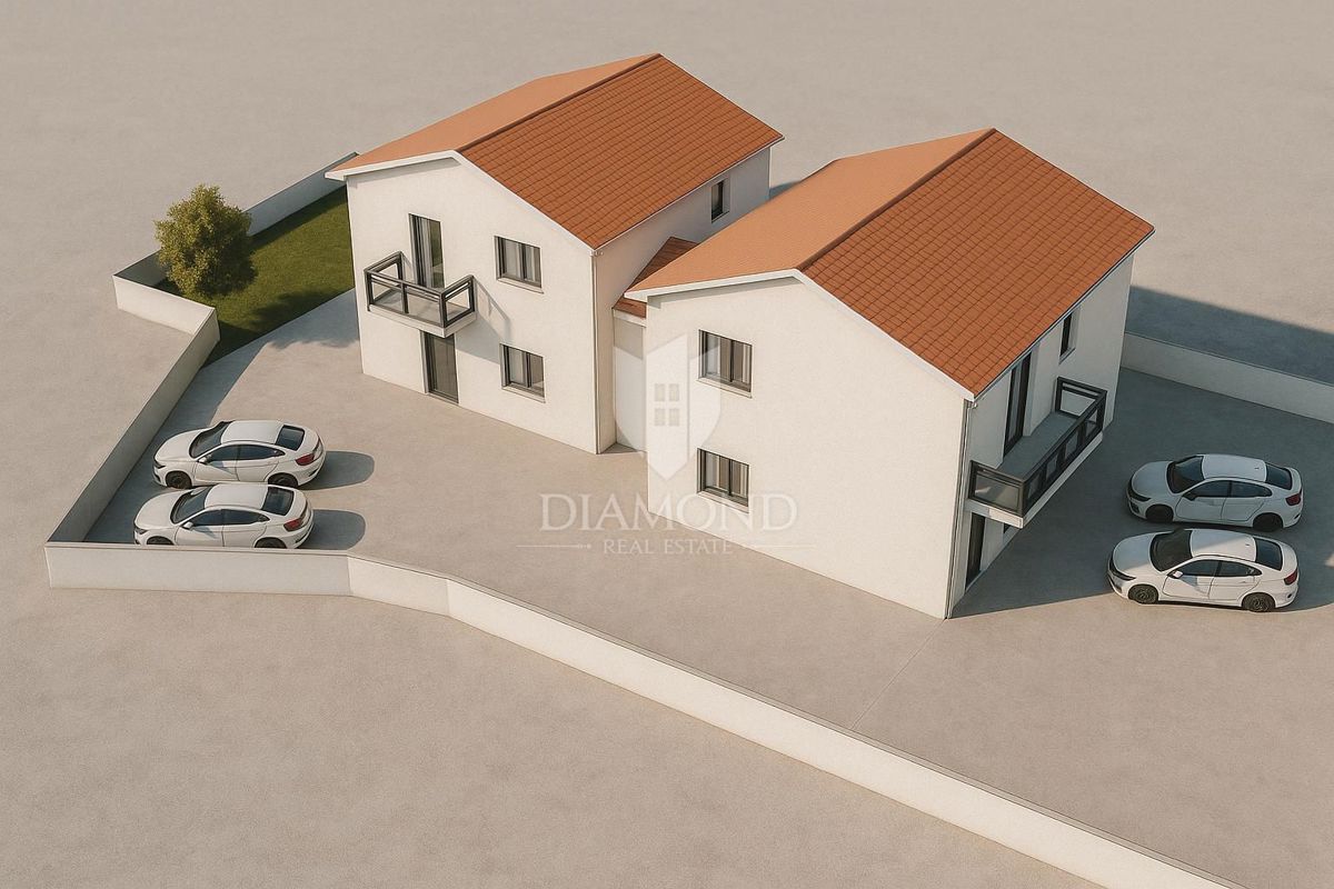 Buie, Castelnuovo, nuova casa bifamiliare con 3 camere da letto