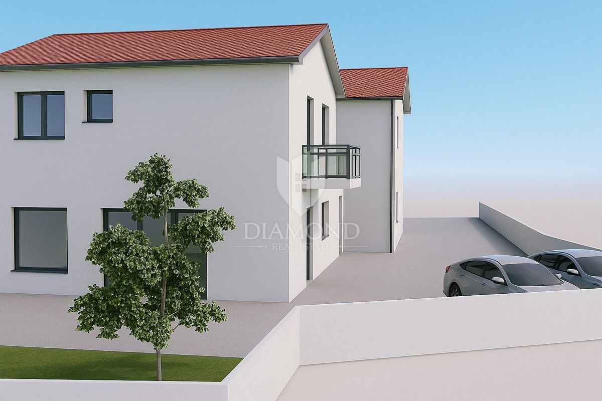 Buie, Castelnuovo, nuova casa bifamiliare con 3 camere da letto