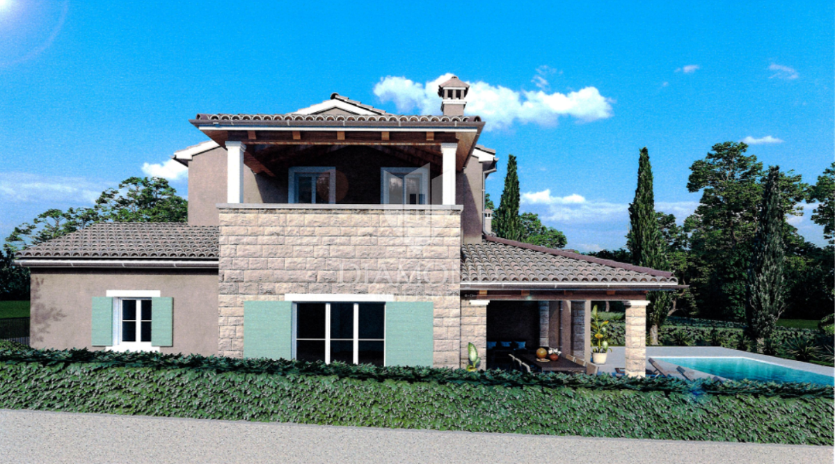 Parenzo – terreno 771 m² con permesso per villa e piscina