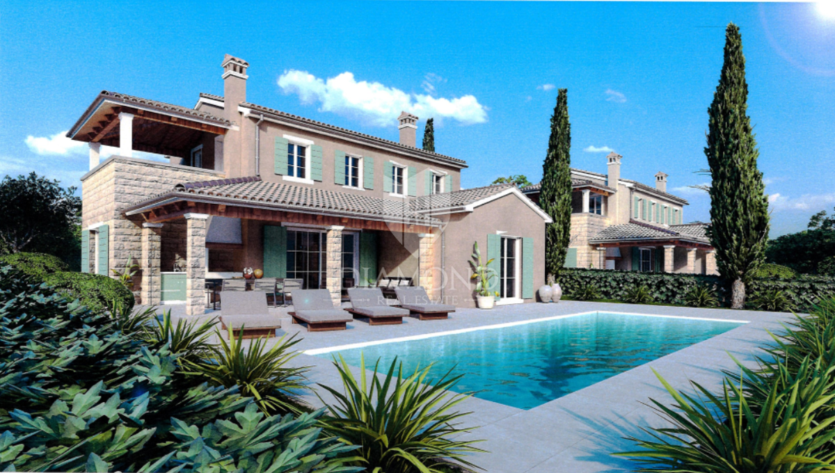 Parenzo – terreno 771 m² con permesso per villa e piscina