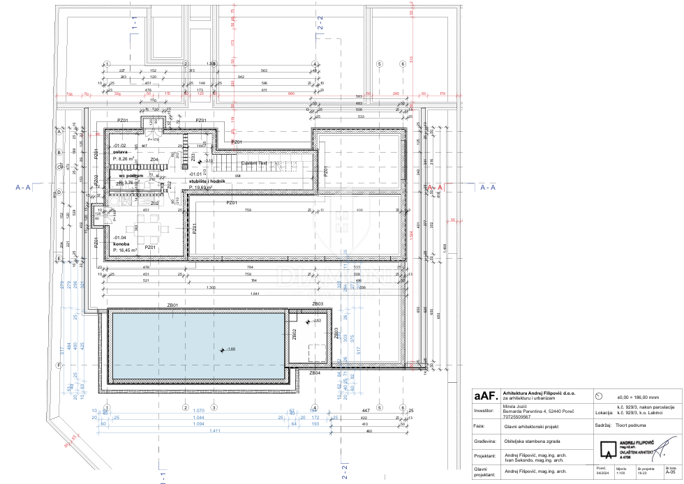 Parenzo – terreno 771 m² con permesso per villa e piscina