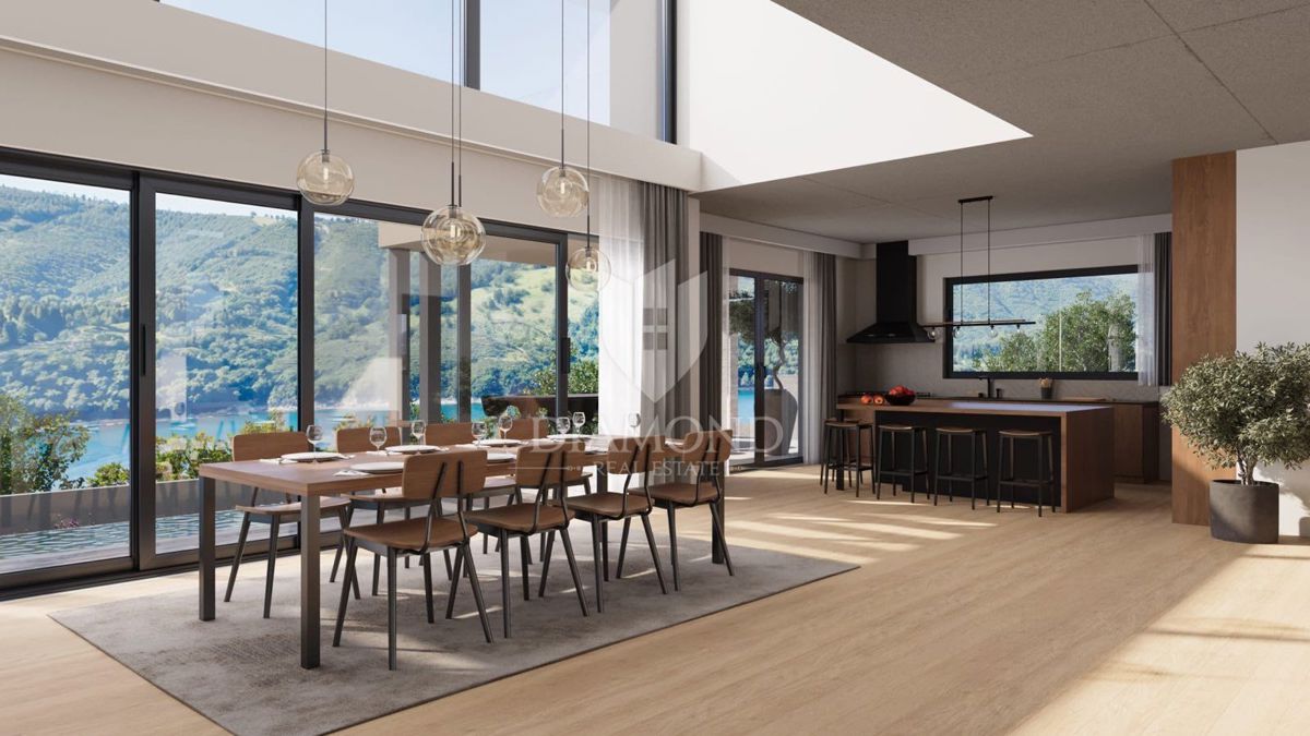 RABAC, DINTORNI, 80 M DAL MARE, AFFASCINANTE VILLA NON ARREDATA