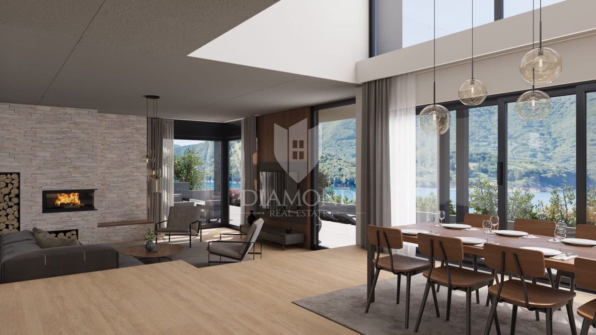 RABAC, DINTORNI, 80 M DAL MARE, AFFASCINANTE VILLA NON ARREDATA