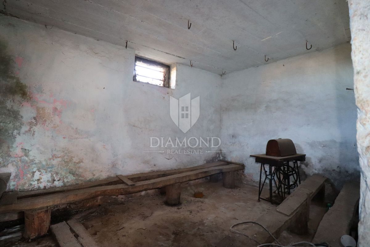 Žminj, due case da ristrutturare con ampio cortile