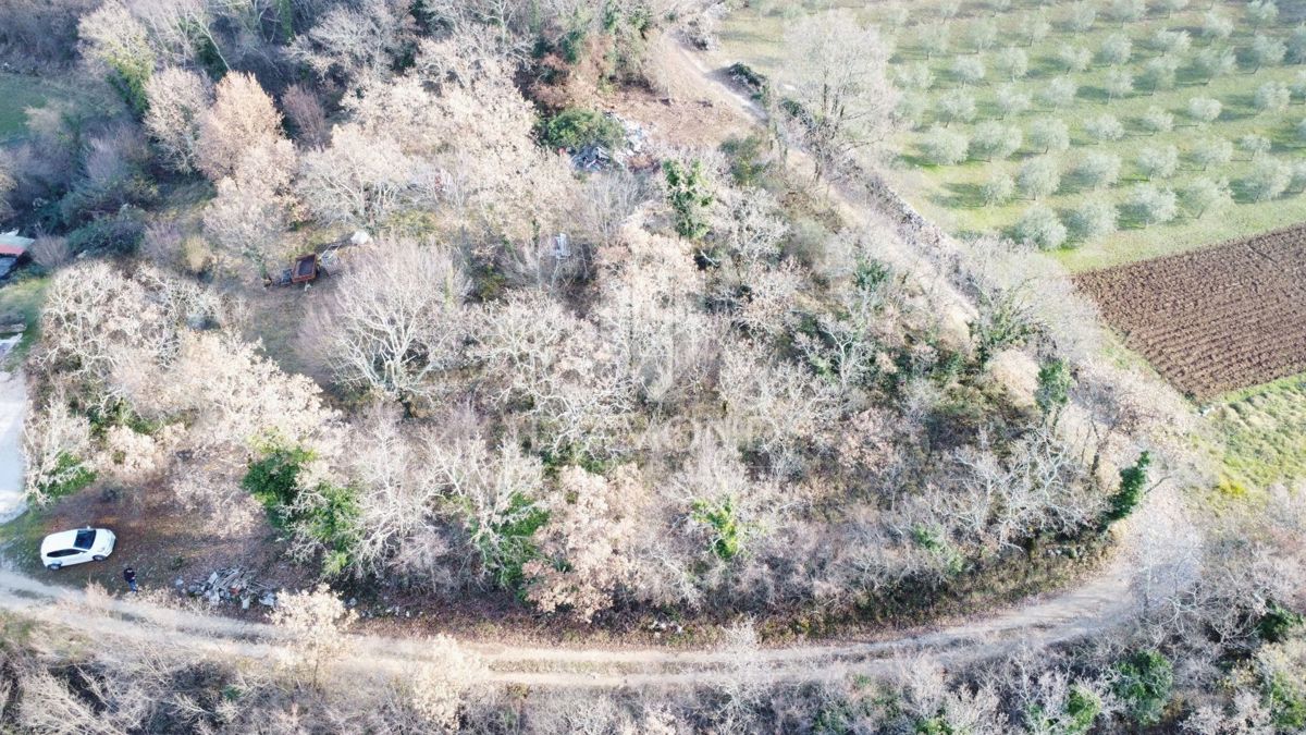 Parenzo, dintorni, terreno con vista panoramica sul mare