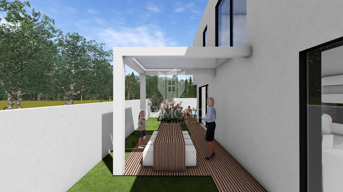 Umago, dintorni, bella casa bifamiliare di 100 m2 a pochi minuti dalla città