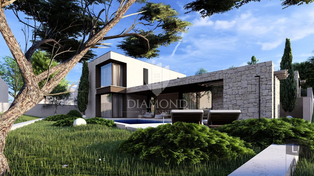 Cittanova, dintorni, casa moderna 175 m2 con piscina