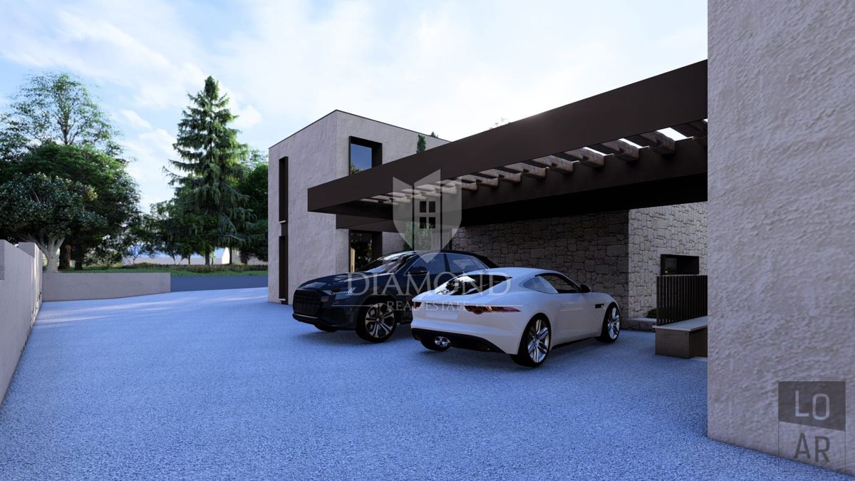 Cittanova, dintorni, casa moderna 175 m2 con piscina