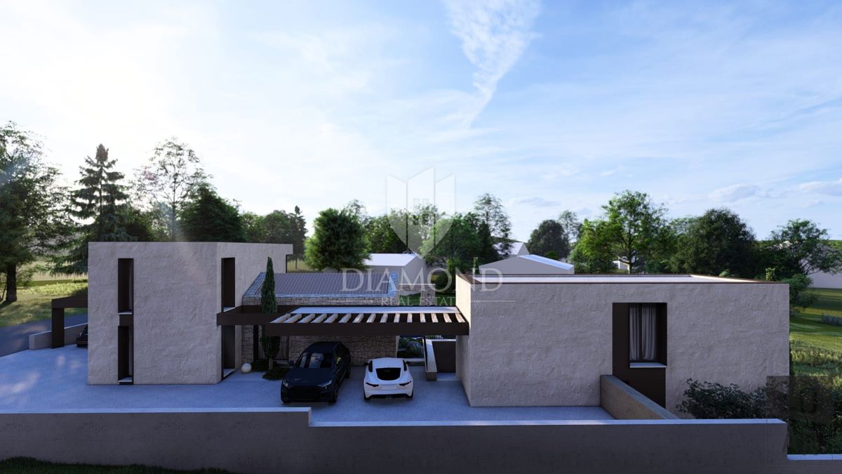 Cittanova, dintorni, casa moderna 175 m2 con piscina