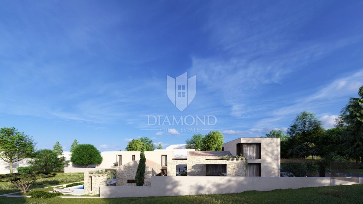 Cittanova, dintorni, casa moderna 175 m2 con piscina