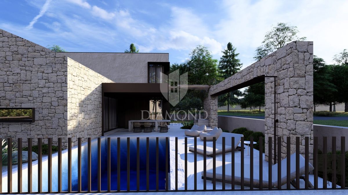 Cittanova, dintorni, casa moderna 175 m2 con piscina