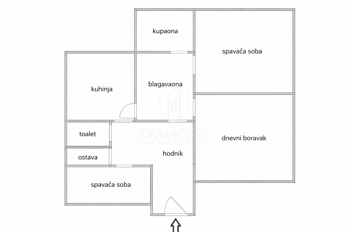 Appartamento Donji grad, Donji Grad, 90m2