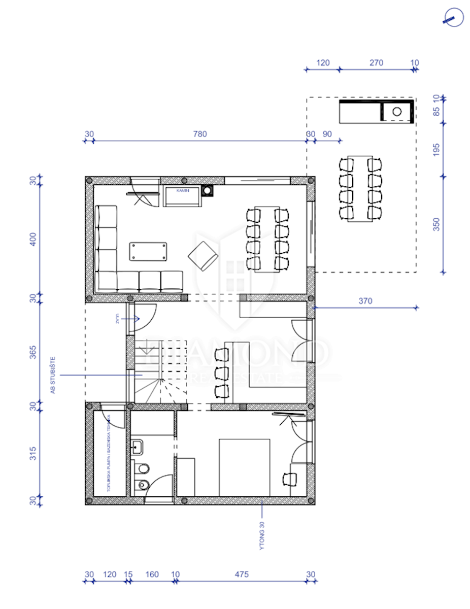 Zona di Verteneglio, terreno edificabile con progetto