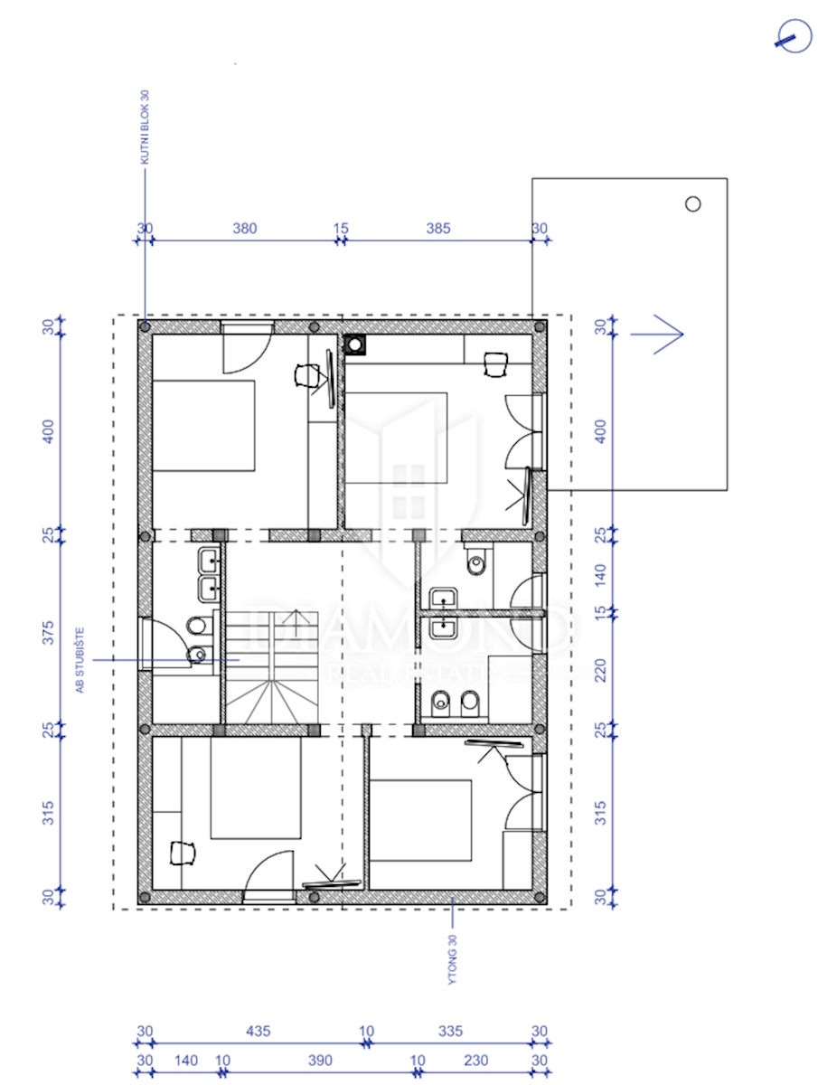 Zona di Verteneglio, terreno edificabile con progetto