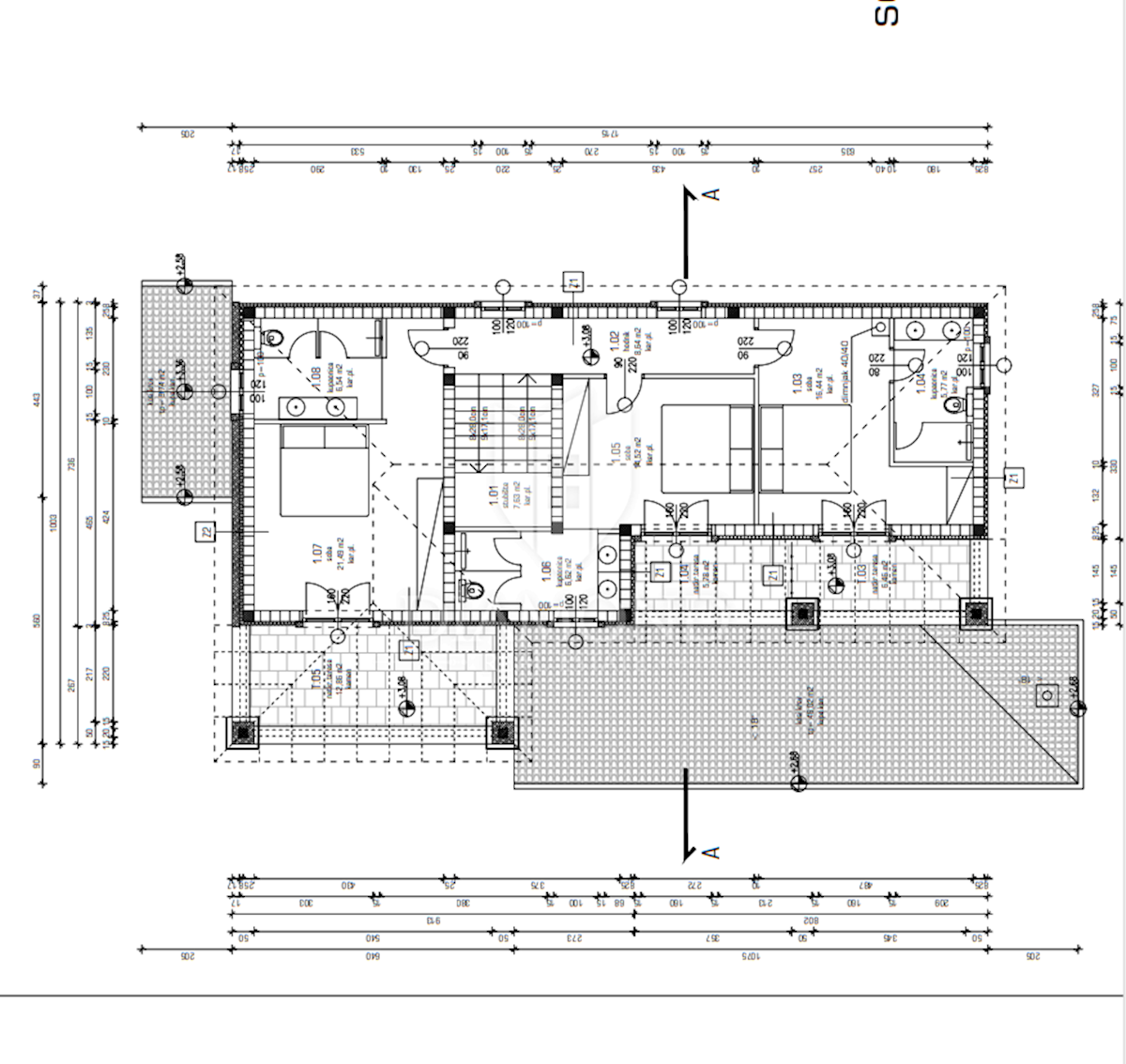 Zona Parenzo, terreno con progetto, permesso di costruire e vista mare!