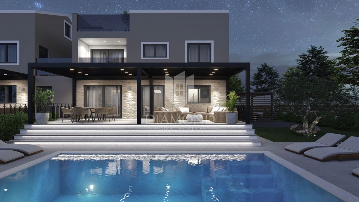 Parenzo, dintorni, casa ideale con quattro camere da letto e vista mare!