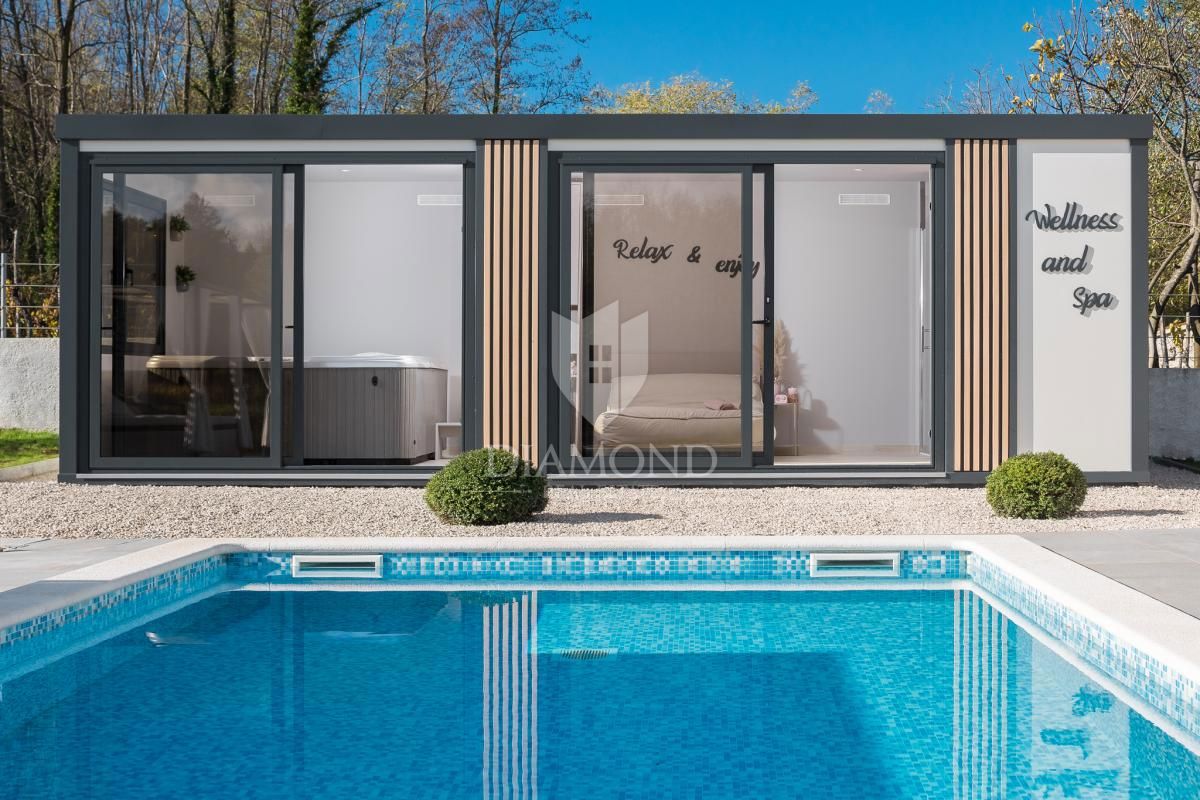 Labin, dintorni, ottima casa vacanze con piscina