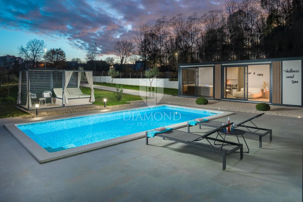 Labin, dintorni, ottima casa vacanze con piscina