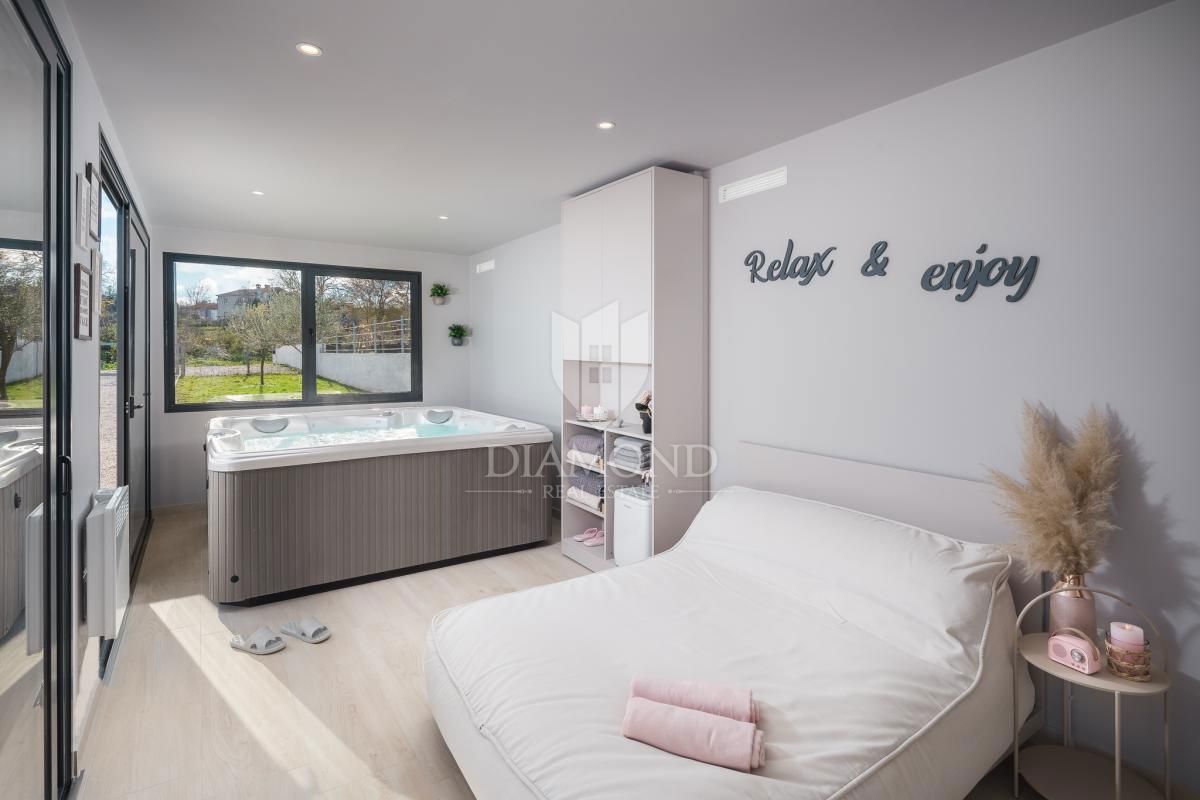 Labin, dintorni, ottima casa vacanze con piscina