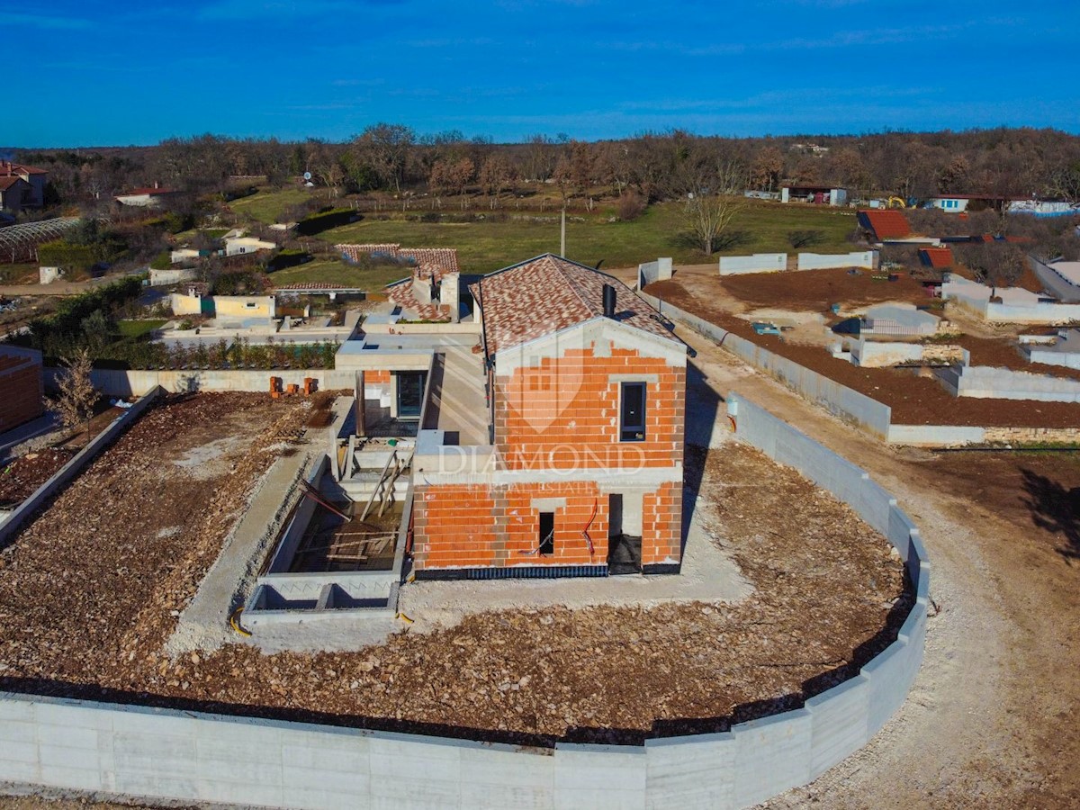 Parenzo, dintorni. Villa di design con benessere e vista mare