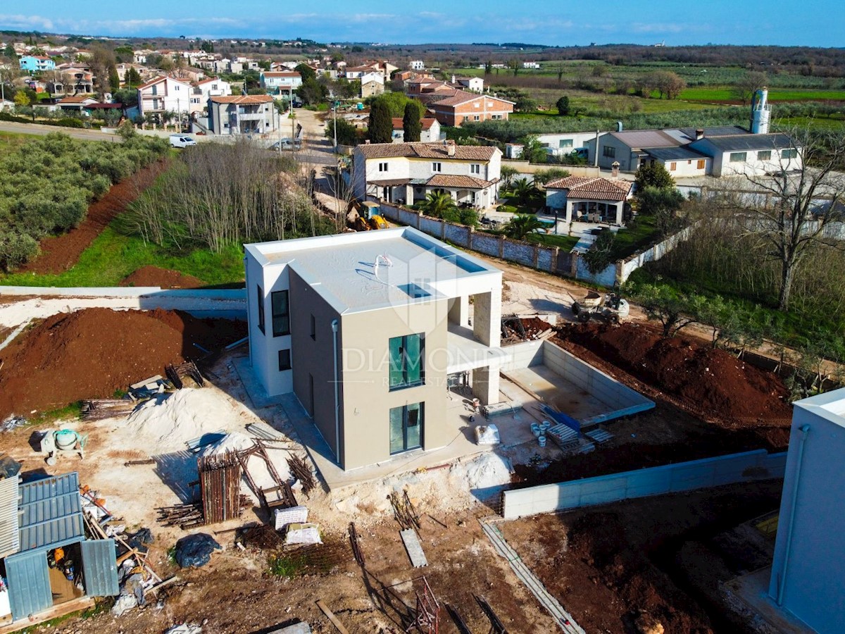 Parenzo, dintorni, villa moderna con vista sul mare aperto!